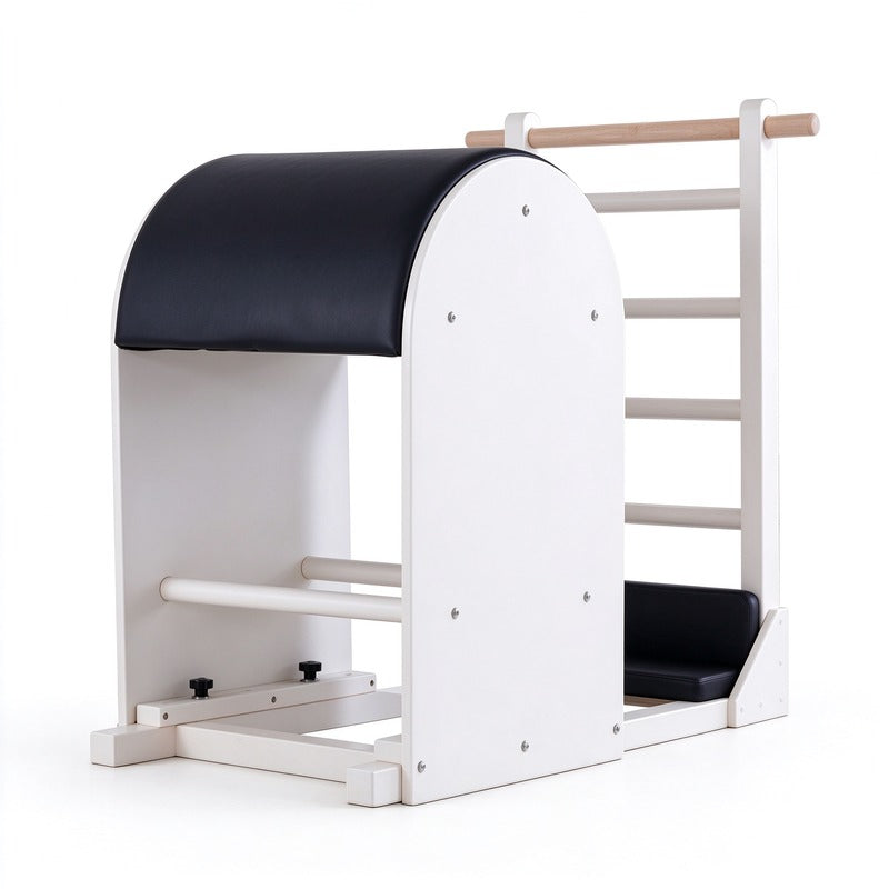 Rubberwood Painted Ladder Barrel